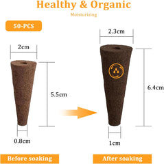 50 de bureți pentru creșterea hidroponică, bureți pentru răsaduri pentru hidroponie, dopuri de burete pentru creșterea rădăcinilor, potrivite pentru diverse tipuri de muguri, cum ar fi roșii, căpșuni, mentă