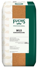 Fuchs Professional - Wildgewürz | Zum Würzen von allerlei Wildgerichten und dunklen Saucen | Profi-Qualität für Großverbraucher und Gastronomie | 1 kg im recyclebaren Beutel