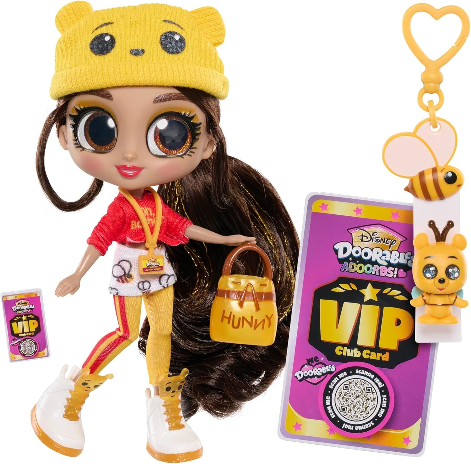 Disney Doorables Adoorbs Serie 1 Sammlerpuppen mit Zubehör, 14cm, Fashion-Puppe, Spielzeug ab 5, Just Play