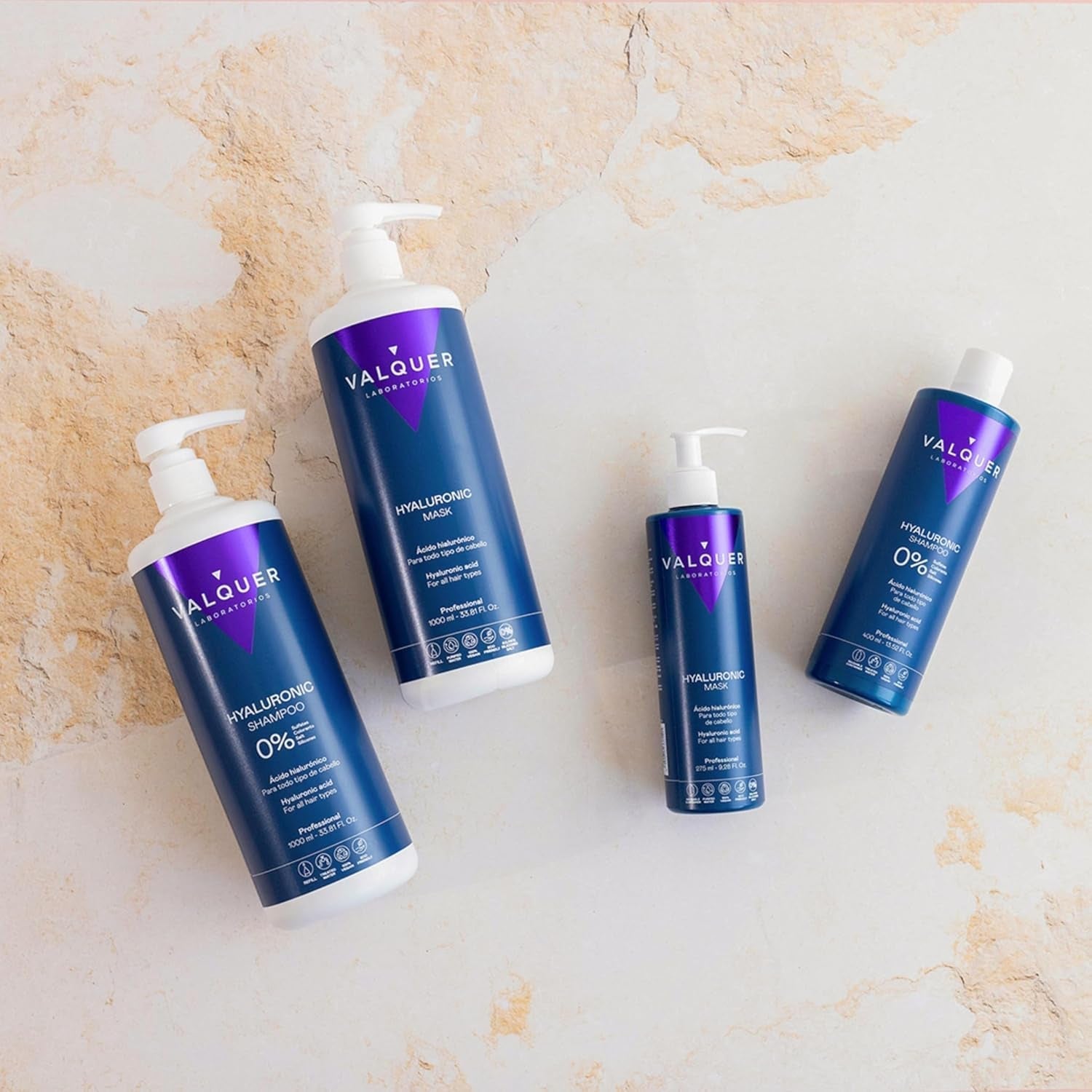 Valquer Hyaluronic Hair Treatment - Mască de păr hidratantă cu parfum de lavandă - Fără sulfat și silicon - 975 ml Masca de par Naty Shop