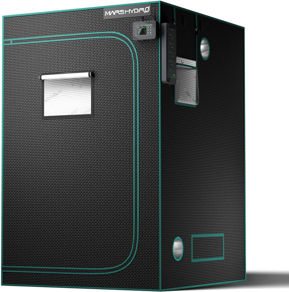 Cort de creștere MARS HYDRO 60x60x140cm, Cort de creștere pentru interior, Corturi de creștere din Mylar reflectorizante pentru hidroponie, Tavă inferioară detașabilă, pentru spațiu de creștere a plantelor