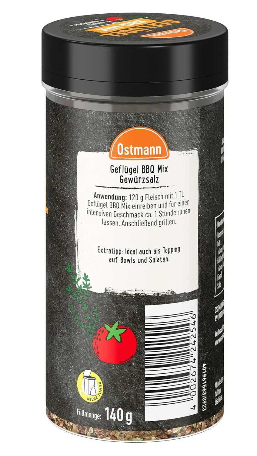 BBQ Mix Geflügel grobes Gewürzsalz