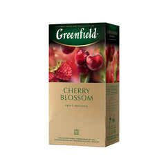 Greenfield Cherry Blossom, hibiscus, măceșe, mere, zmeură, mure, pliculețe de ceai (2G X 25), 50G