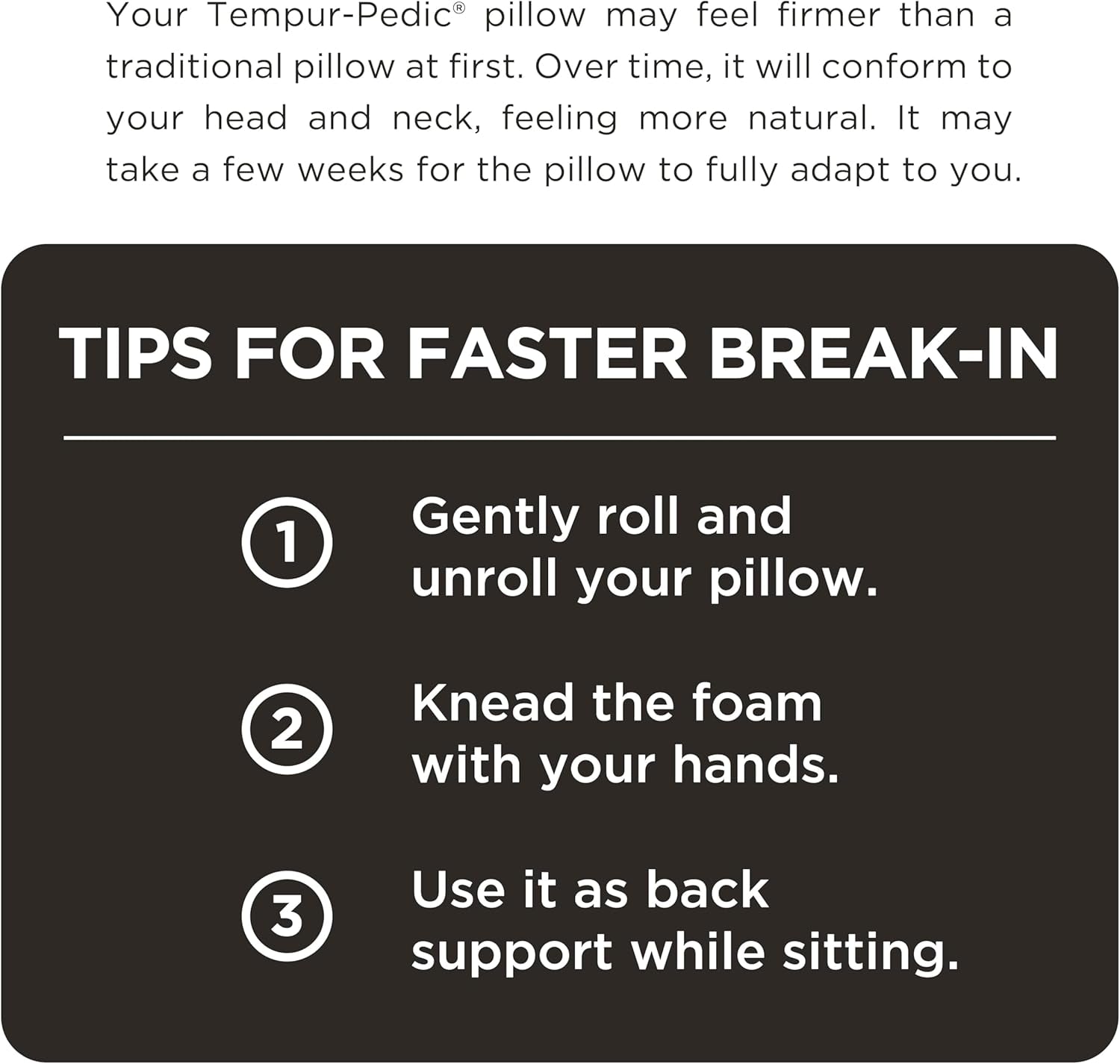 TEMPUR-PEDIC Pernă Symphony Fabricată din spumă cu memorie, Luxuriantă, Moale, Standard, Albă Perne standard Naty Shop