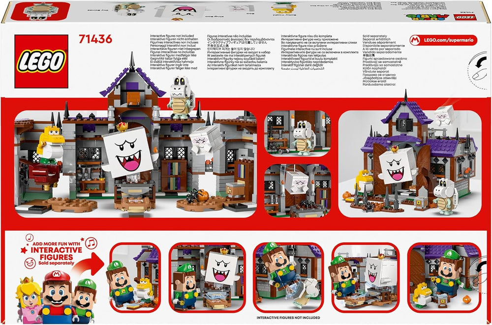 Casa bântuită a lui LEGO Super Mario King Buu Huu, casă bântuită pentru copii, set Nintendo de colecționat, cu Baby Yoshi, cadou pentru băieți, fete și gameri cu vârsta de 8+ 71436 Seturi de constructie Besuche den LEGO-Store