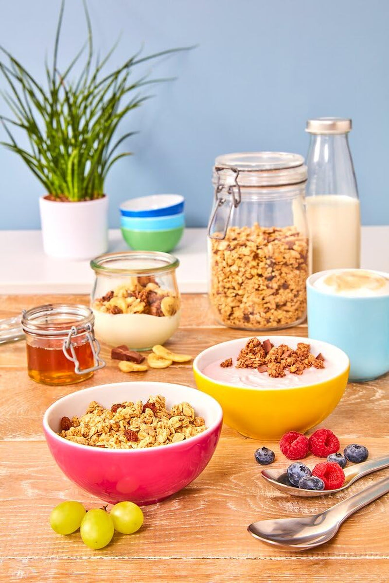 Dr. Oetker Vitalis Crunchy Flakes: Musli crocant cu fulgi de porumb și bucăți de migdale, pachet de 5 (5 x 600g)