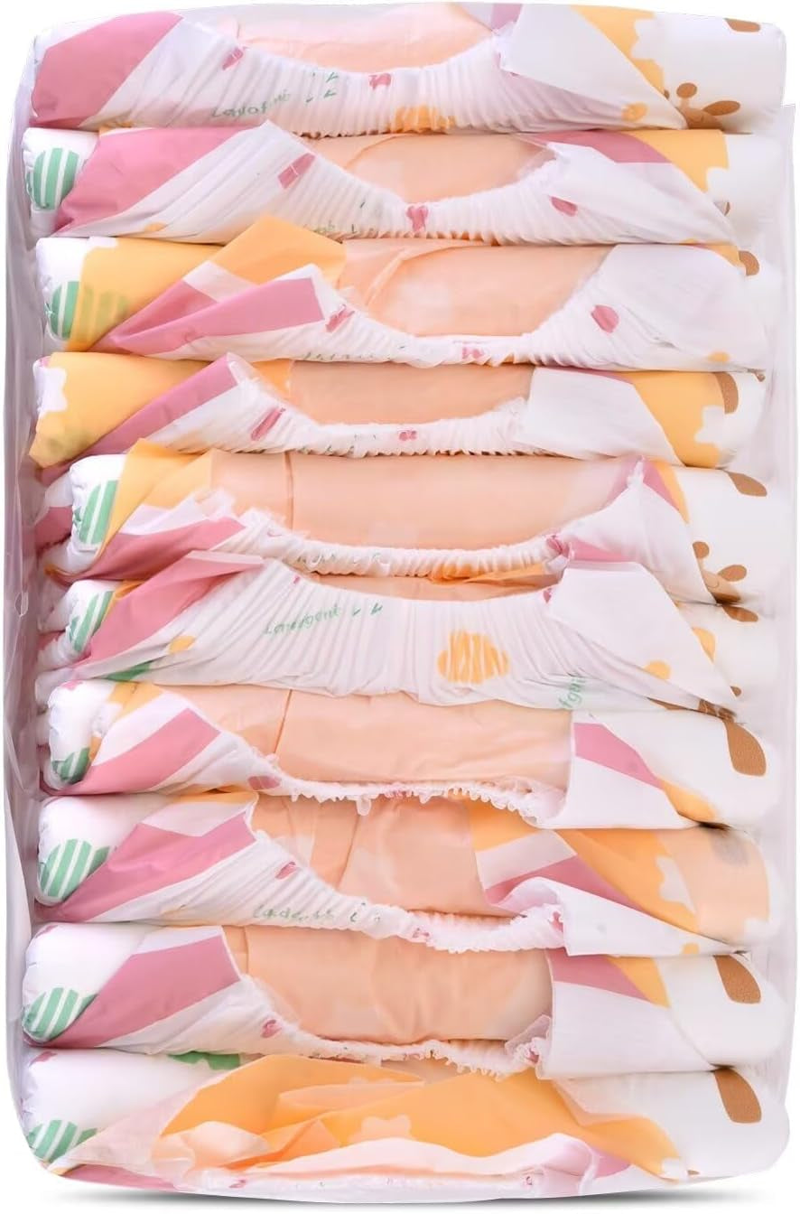 Scutece alunecătoare pentru adulți Landofgenie, pentru noapte, 10 bucăți