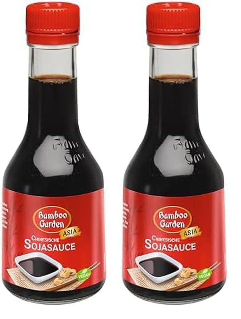 Bamboo Garden - Chinesische Sojasauce , Würzsauce für Fleisch, Geflügel, Gemüse und vieles mehr , 1 x 200 ml (Verpackungsdesign kann abweichen)