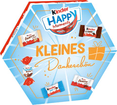 kinder Happy Moments Mini Mix – Cadou de Ziua Îndrăgostiților pentru el și ea – Pentru socializare și împărtășire cu prietenii și familia – 161 g