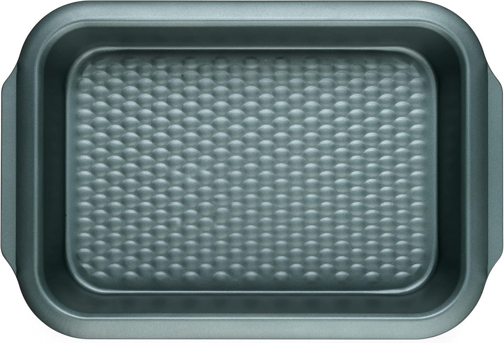 Progress BW09819G2EU7 Shimmer Kollektion, Runde Backform Aus Kohlenstoffstahl Mit Antihaftbeschichtung, Ideal Für Pies, Kuchen, Torten Und Quiches, 28 Cm, Grün Matrite si tavi pentru copt Naty Shop 39Cm Bräter