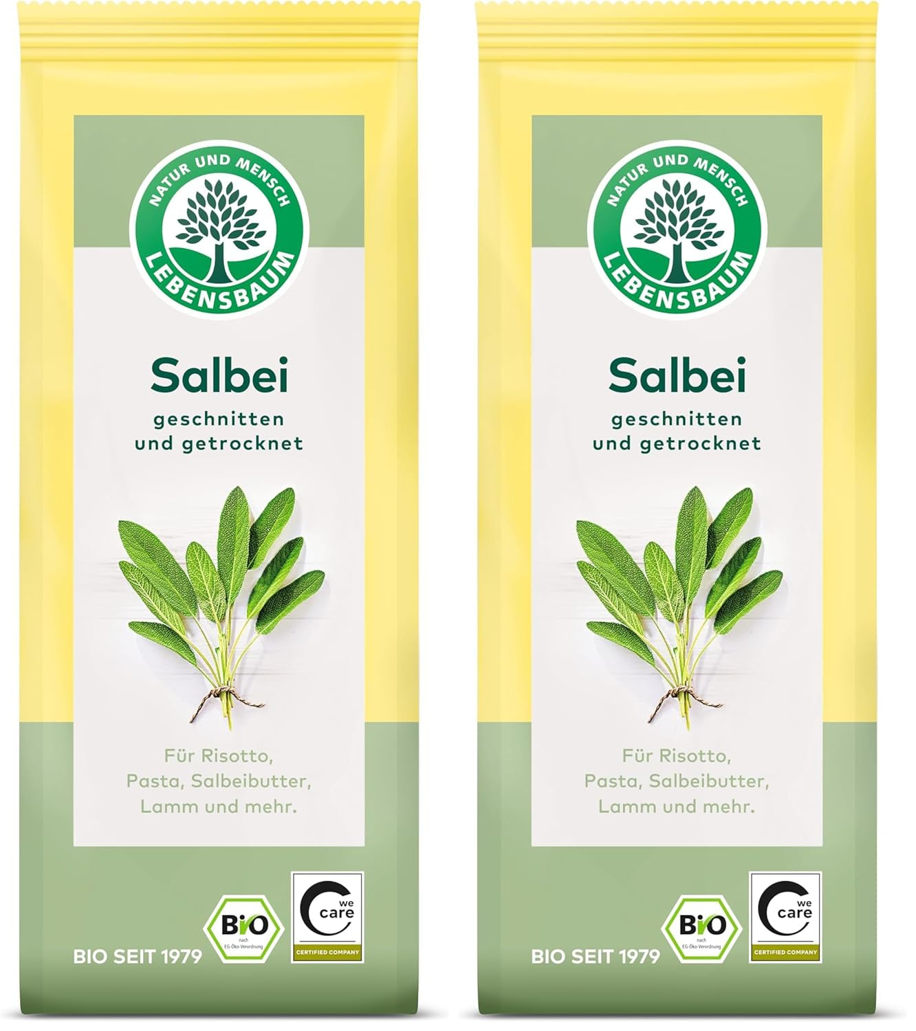 Lebensbaum Liebstöckel geschnitten, Bio-Gewürz mit würzigem Geschmack, Maggi-Kraut für Suppen, Marinaden, Fleisch- und Fisch-Gerichte, vegan, 15g