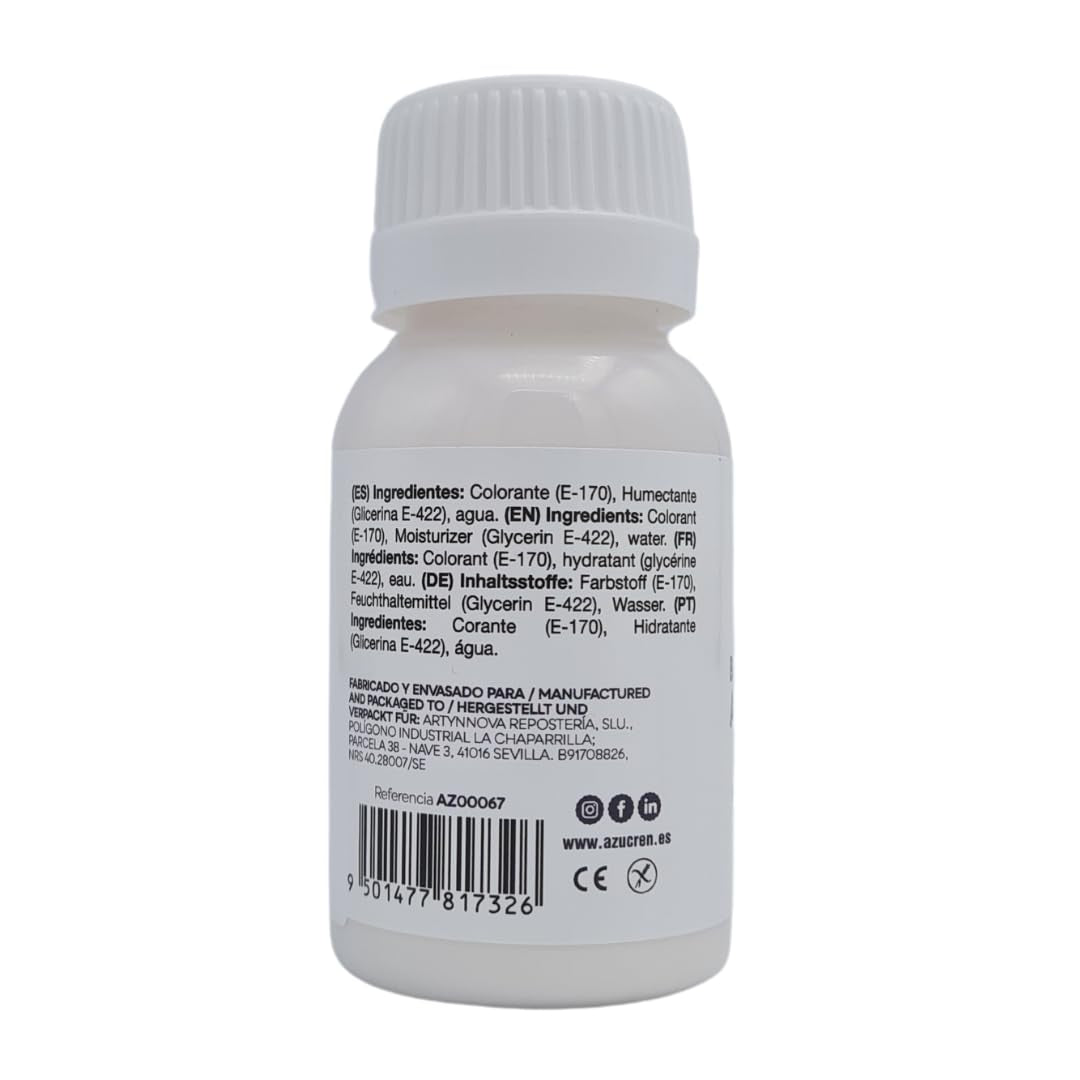 , Colorarea alimentelor pentru decorarea tortului, coacerea, prăjiturile, macaronul, culoarea alb-alb, concentrată Naty Shop