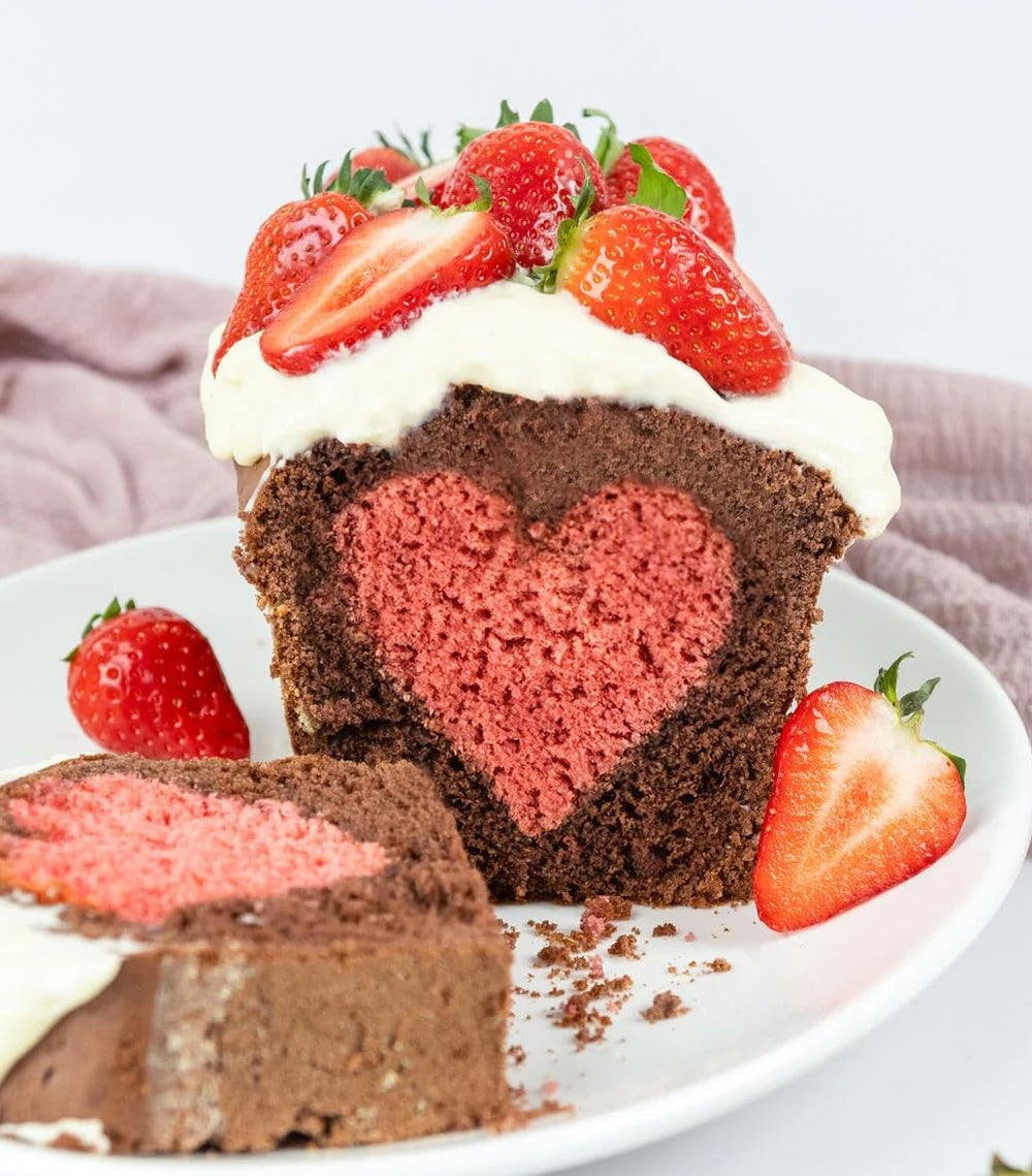 RUF Marmorkuchen, Backmischung Für Einen Kuchen Mit Marmormuster, Hellerteig Mit Kakaomischung, Extra Saftig Und Locker, Vegane Variante Möglich Naty Shop