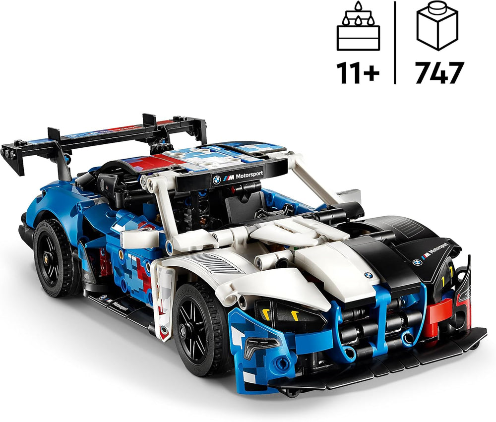 LEGO Technic BMW M4 GT3 EVO Rennwagen - Modellbausatz mit V6-Motor, Lenkung & öffnenden Türen - Gaming Geschenk für Jungen ab 11 Jahren & Jugendliche Motorsport Fans - 42226