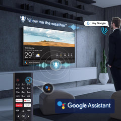 Televizor inteligent RCA de 50 de inci QLED 4K UHD HDR, Android TV, WiFi, Bluetooth