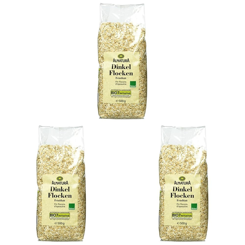 Fulgi de speltă bio, fulgi fini, 500g