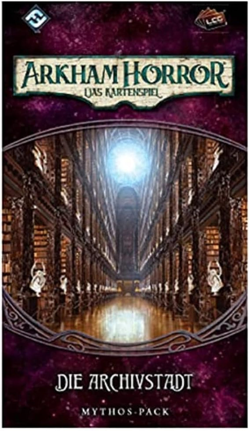 Fantasy Flight Games, Arkham Horror: LCG, Joc de bază, Joc pentru experți, Joc de cărți, 1-4 jucători, Vârste 14+, 45+ minute, Germană, Multicolor, Colorat