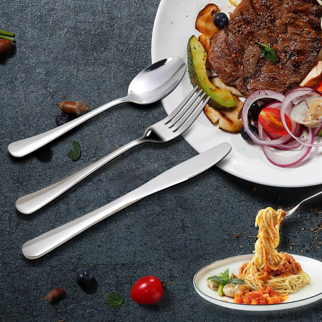 Kitchenboss set tacâmuri 6 persoane: Set de tacâmuri 20 sau 30 de piese Bucatarie Naty Shop