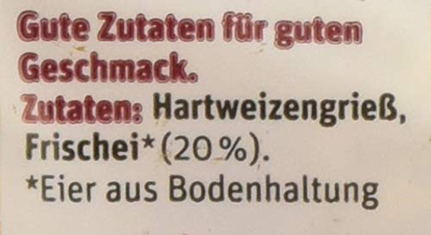 tegut... Tăiței cu ou și spaghete tip furculiță, 1 x 500 g