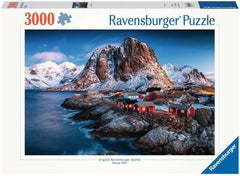 Ravensburger Puzzle 17081 - Hamnoy, Lofoten - Puzzle de 3000 de piese pentru adulți și copii de la 14 ani, puzzle cu motiv de peisaj din Norvegia Puzzle Naty Shop Hamnoy, Lofoten