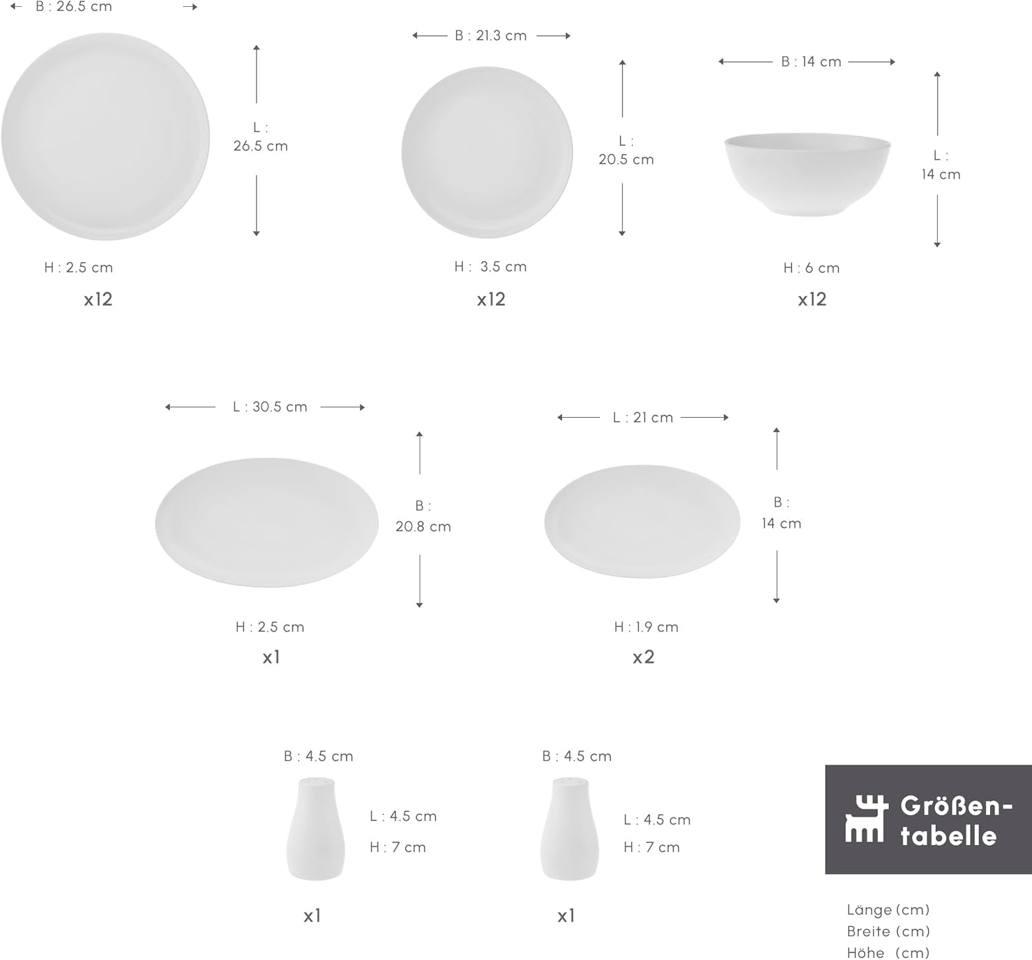 Set de veselă Karaca Allure pentru 12 persoane, New Generation Bone - Set rafinat pentru o cultură a mesei sofisticată