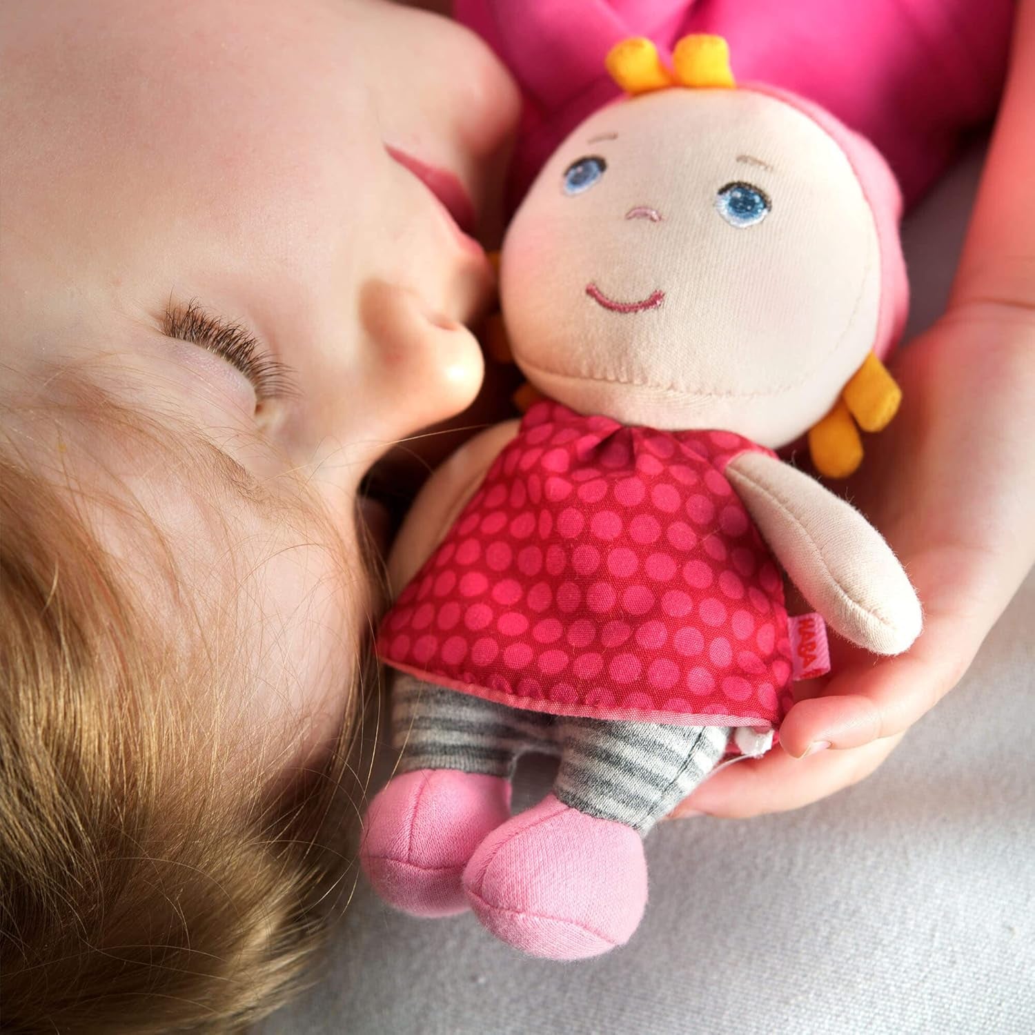HABA 306238 Minipuppe Hertha, Puppe ab 0 Jahren