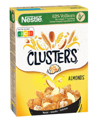 Nestlé Clusters Almond, cereale pentru un mic dejun delicios cu fulgi crocanți de migdale, 1 pachet (1 x 325g)