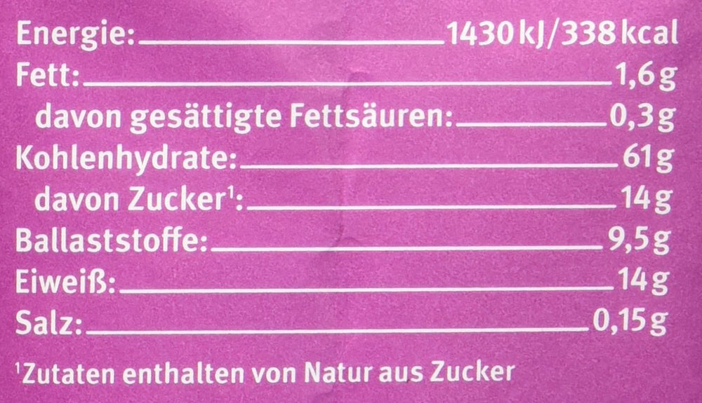 Muesli cu aromă de fructe de pădure din spelta Hof, neîndulcit, 425 g