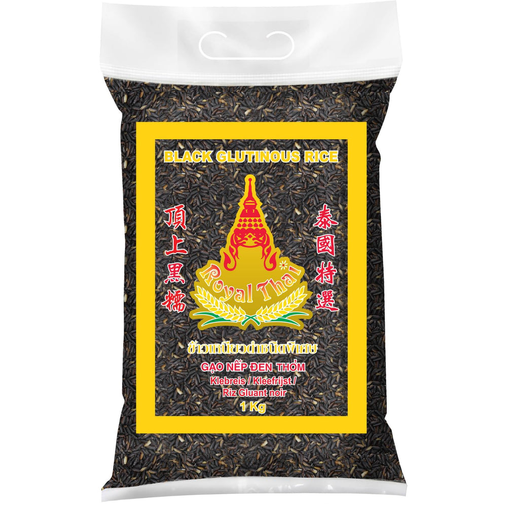 ROYAL THAI RICE - Orez lipicios negru - 10 x 1 kg - Pachet multiplu