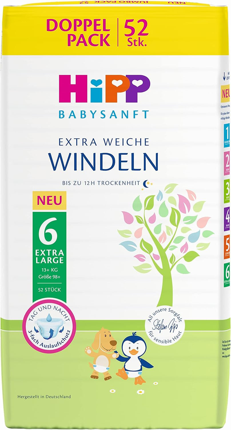 Scutece Midi 3 Carry, pachet de 3 (3 x 1 x 36 bucăți)