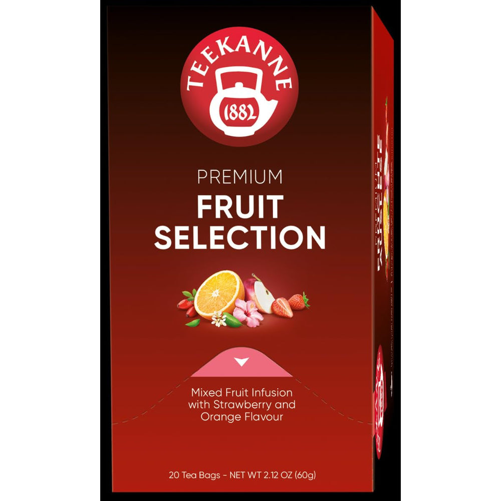 Teekanne Premium Fruit Selection, pachet de 5 (5 x 20 pliculețe de ceai), 5 x 60 g