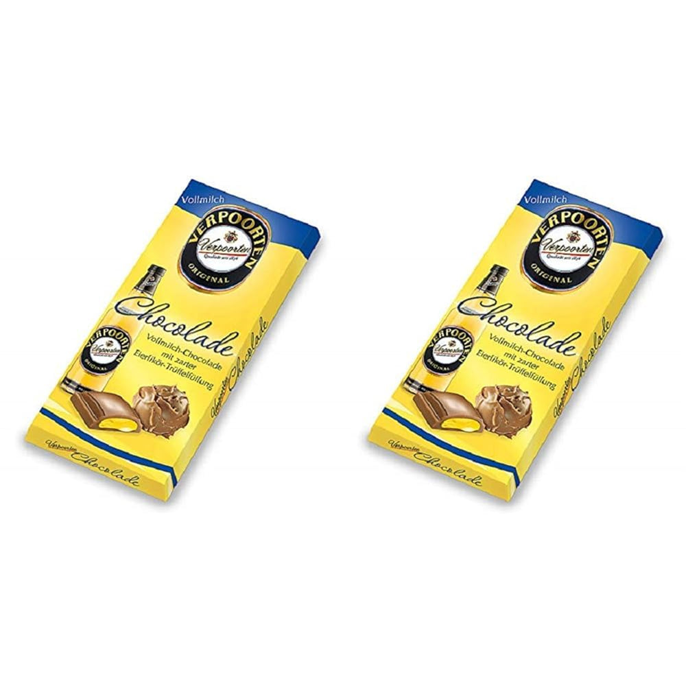 Ciocolată Verpoorten, umplutură de trufe cu ouă, 100 g (pachet de 2)