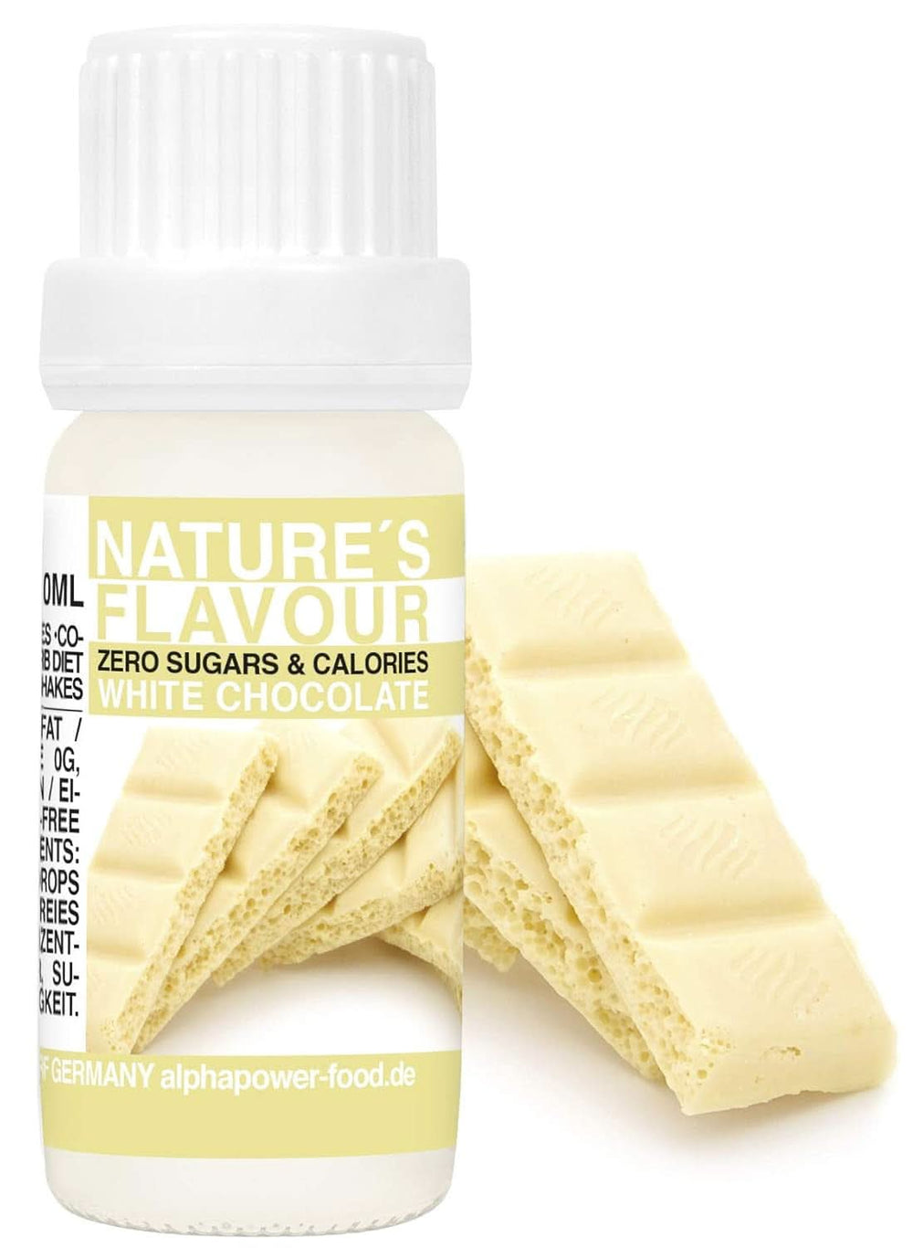 Flavour Drops, diverse sortimente, arome alimentare naturale Arome Naty Shop 10 ml Ciocolata alba