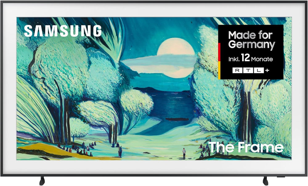 Televizor Samsung The Frame LS03F 4K QLED UHD de 43 de inci (108 cm), design modern al ramei, procesor NQ4 AI Gen2, mod artistic, calitate artistică a imaginii, cablu One Connect, televizor inteligent Samsung Vision AI