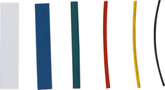 BGS 8123 | Sortiment de tuburi termocontractabile | 100 bucăți | Colorate | Raport 2:1 | 6 mărimi | Include cutie asortată