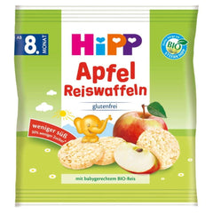 Produse de gustare bio Hipp batoane de mei, pachet de 7 (7 x 30g) Mama si Copilul Naty Shop 7 x 30 grame Mere