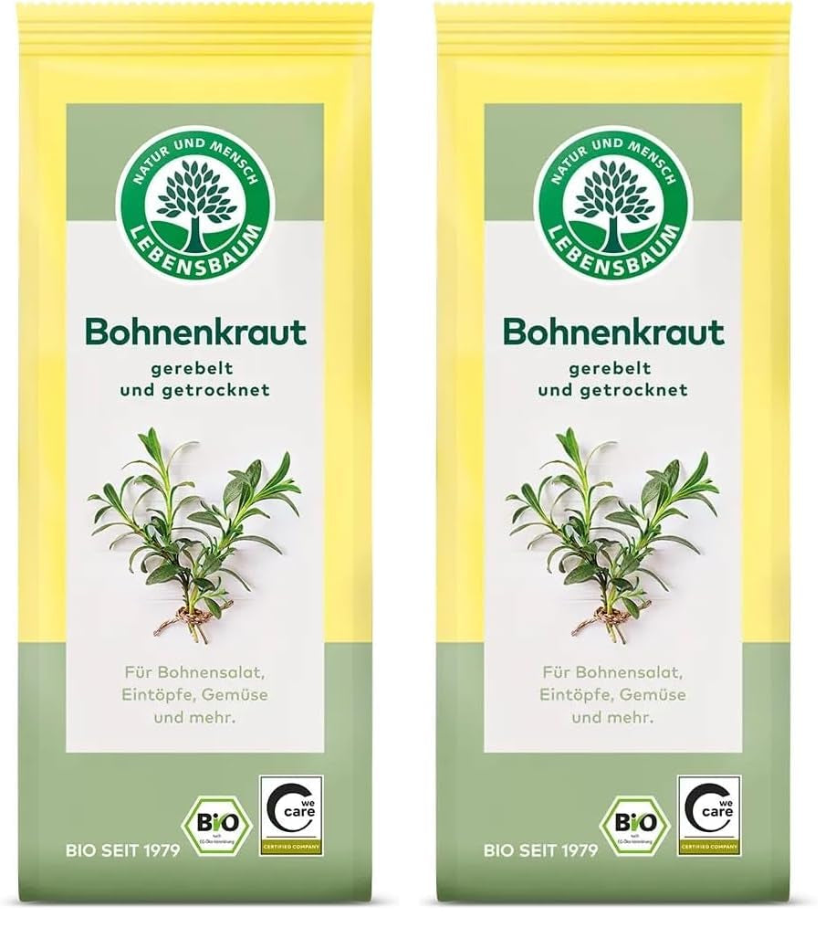Lebensbaum Liebstöckel geschnitten, Bio-Gewürz mit würzigem Geschmack, Maggi-Kraut für Suppen, Marinaden, Fleisch- und Fisch-Gerichte, vegan, 15g