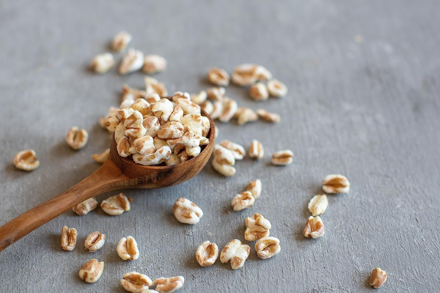 Acadele din speltă Davert 170g – Boabe aromate de speltă expandate, aerisite și ușoare, cu o aromă delicată de prăjire – 100% calitate organică Davert (1 x 170g)