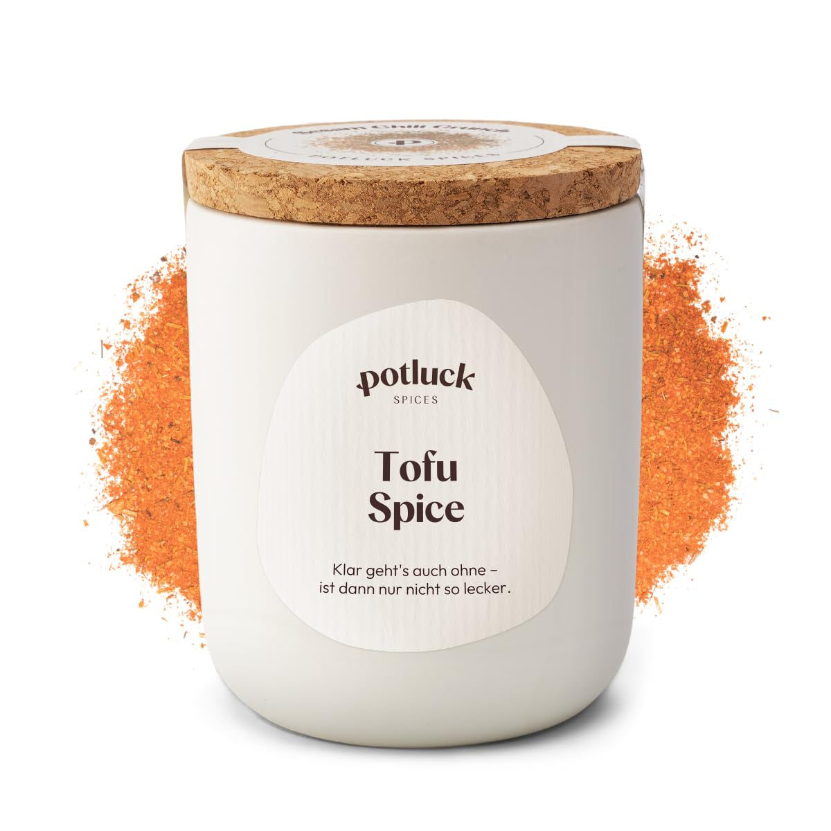 Potluck | Umami Crunch | Würzmischung im Keramiktopf | 75 g | Vegan, glutenfrei und mit natürlichen Inhaltsstoffen