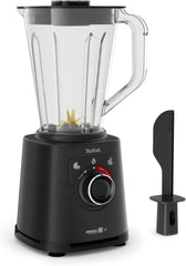 Tefal Perfectmix+ Standmixer, 3 Automatische Programme, Powelix-Klingentechnologie, Air Cooling System, 2 L Kapazität, Tritan-Behälter, Inkl. Spatel, Schwarz, BL88A831 Bucatarie Naty Shop