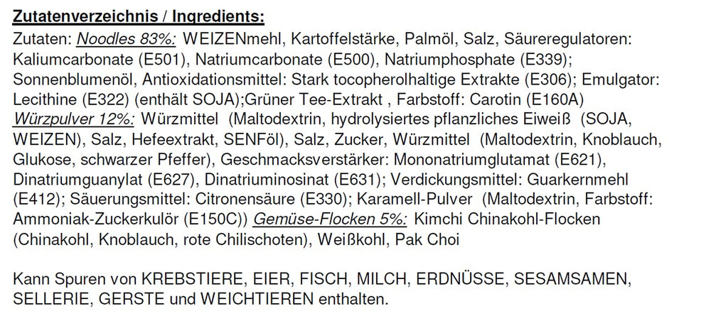 Tăiței instant Nong Shim Kimchi Ramyun – Supă coreeană ramen la cană – preparare rapidă – 1 pachet de 75g