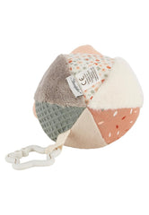 Sterntaler fabric ball farm - Minge textilă pentru bebeluși din combinații de țesături moi - Jucărie pentru bebeluși umplută cu vată de poliester - Minge pentru bebeluși pentru prindere și joacă, colorată Jucarii Bebe Naty Shop