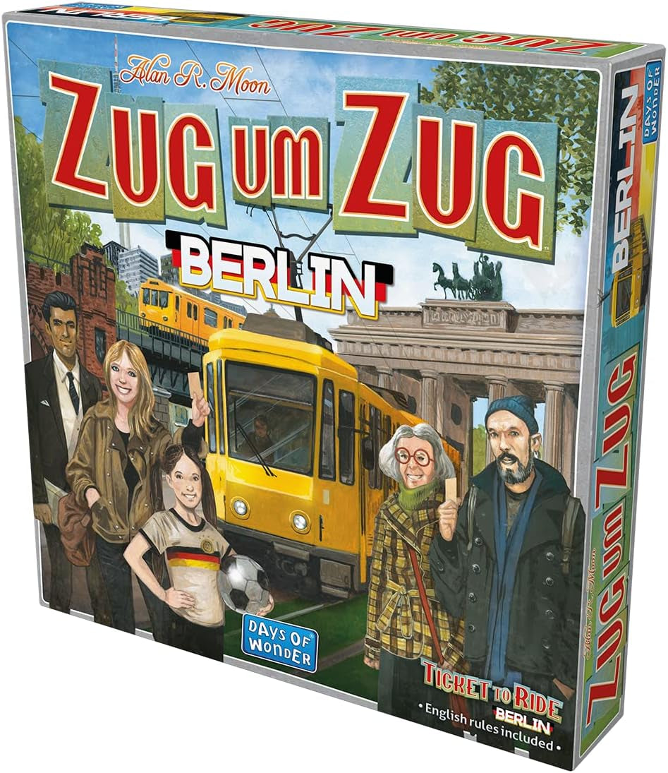Days of Wonder, Ticket to Ride: Berlin, joc de familie, joc de societate, 2-4 jucători, vârste 8+, 10-15 minute, germană