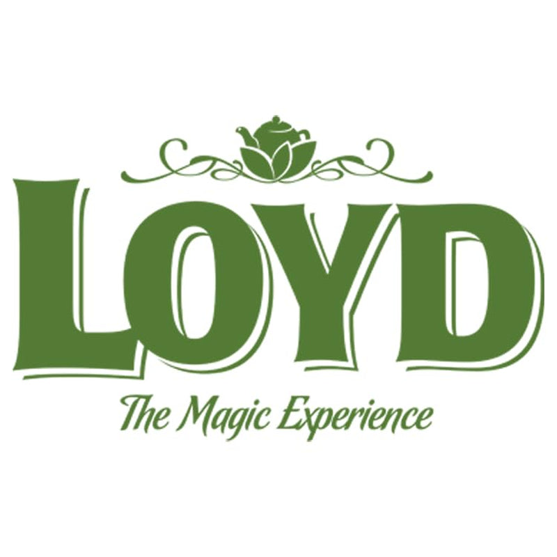 LOYD - Ceai de fructe cu coacăze negre și fructe de soc - 20 pliculețe piramidale - Amestec de flori de soc, frunze de mure cu suc de coacăze negre - Gust dulce și intens - 40 g