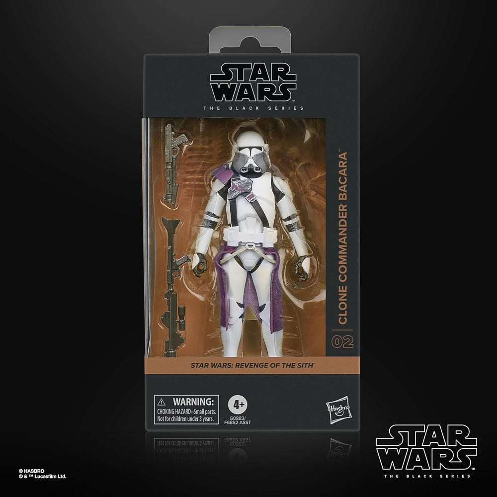 Star Wars seria neagră Clone Commander Bacara, Star Wars: Ahsoka Premium figurină de colecție (15 cm) Action figures Naty Shop