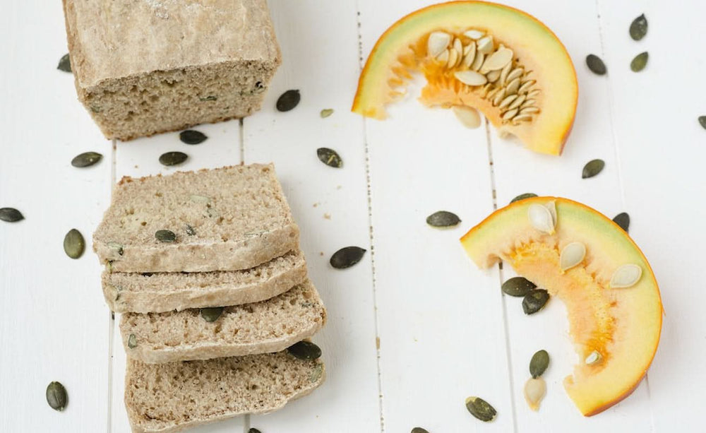 Amestec organic de copt pâine „dovleac spelta” - aprox. 850 grame pâine Bucatarie Naty Shop