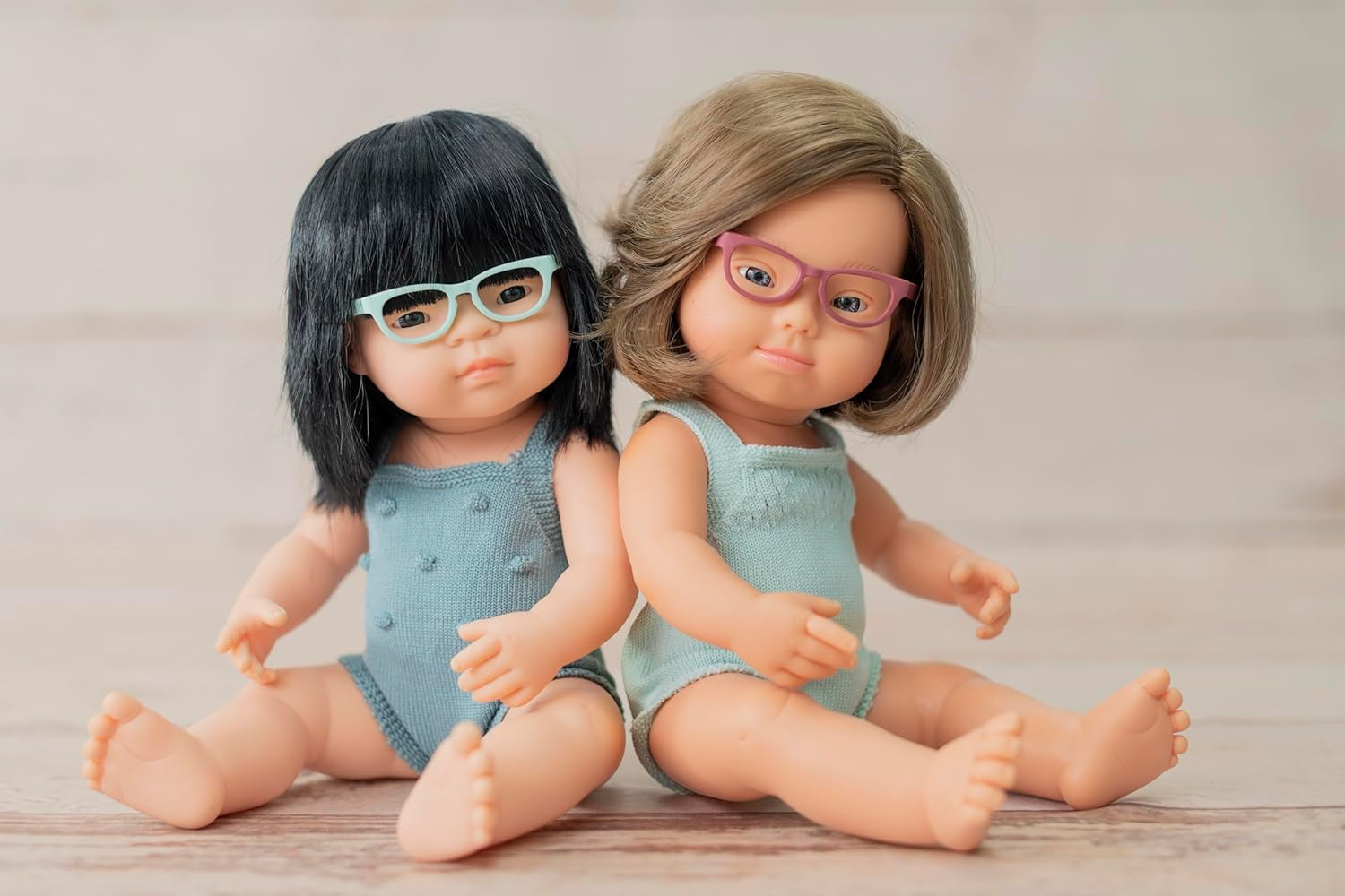 Miniland Dolls Brille für 38cm Puppen, türkis