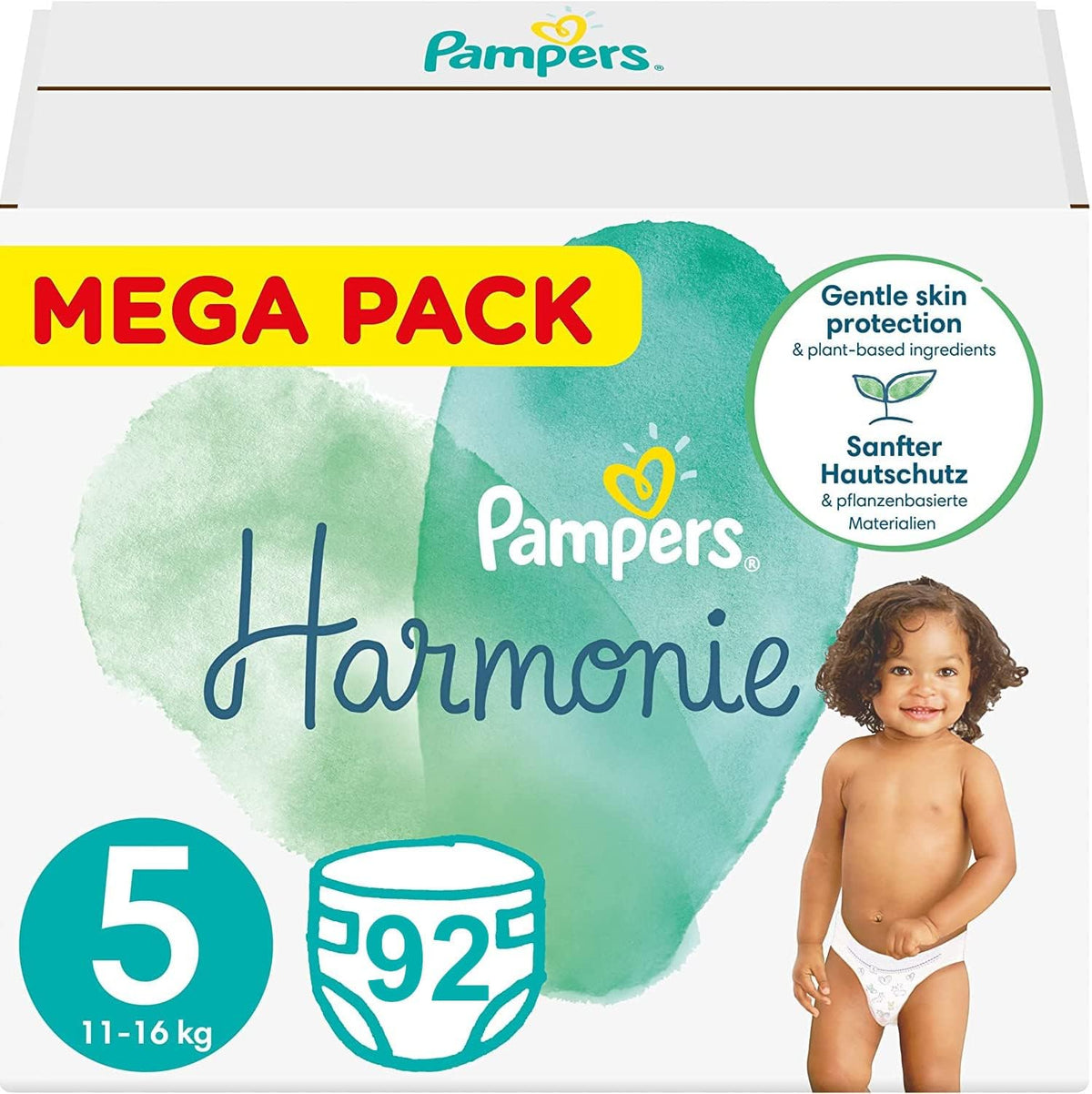 Scutece PAMPERS HARMONY Mărimea 5 92 (11-16 kg)