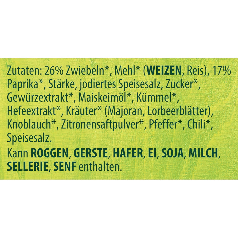 Knorr Fix Würzmischung Paprika-Gulasch für eine leckeres Fleischgericht mit natürlichen Zutaten 4 Portionen