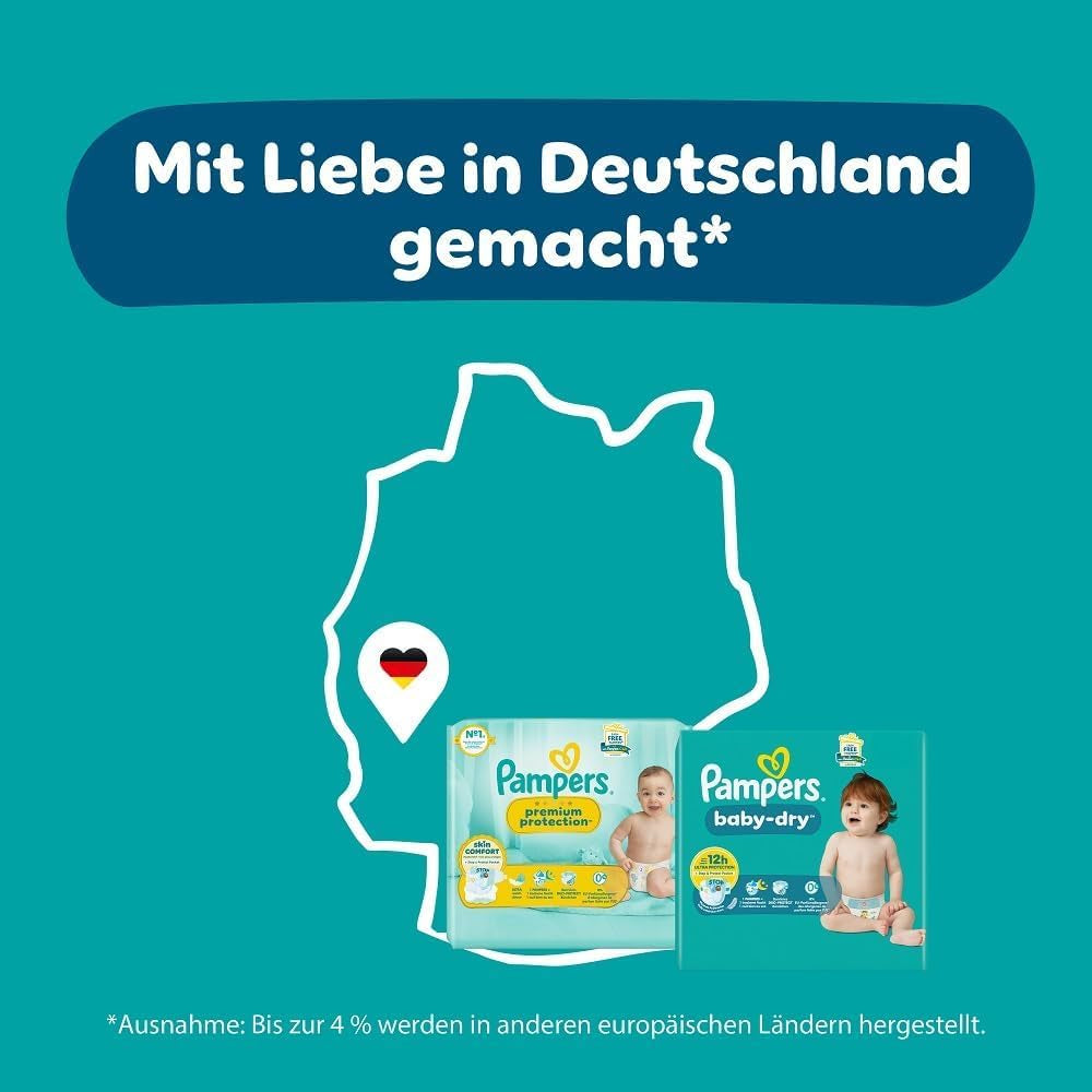 Șervețele umede Pampers Harmony Aqua pentru bebeluși, Patrula Cățelușilor, 15 pachete a câte 48 de șervețele, 720 de șervețele umede pentru bebeluși care ajută la restabilirea echilibrului natural al pH-ului pielii, loțiune ușoară cu 99% apă